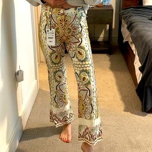 ZARA colorful bohemian pants